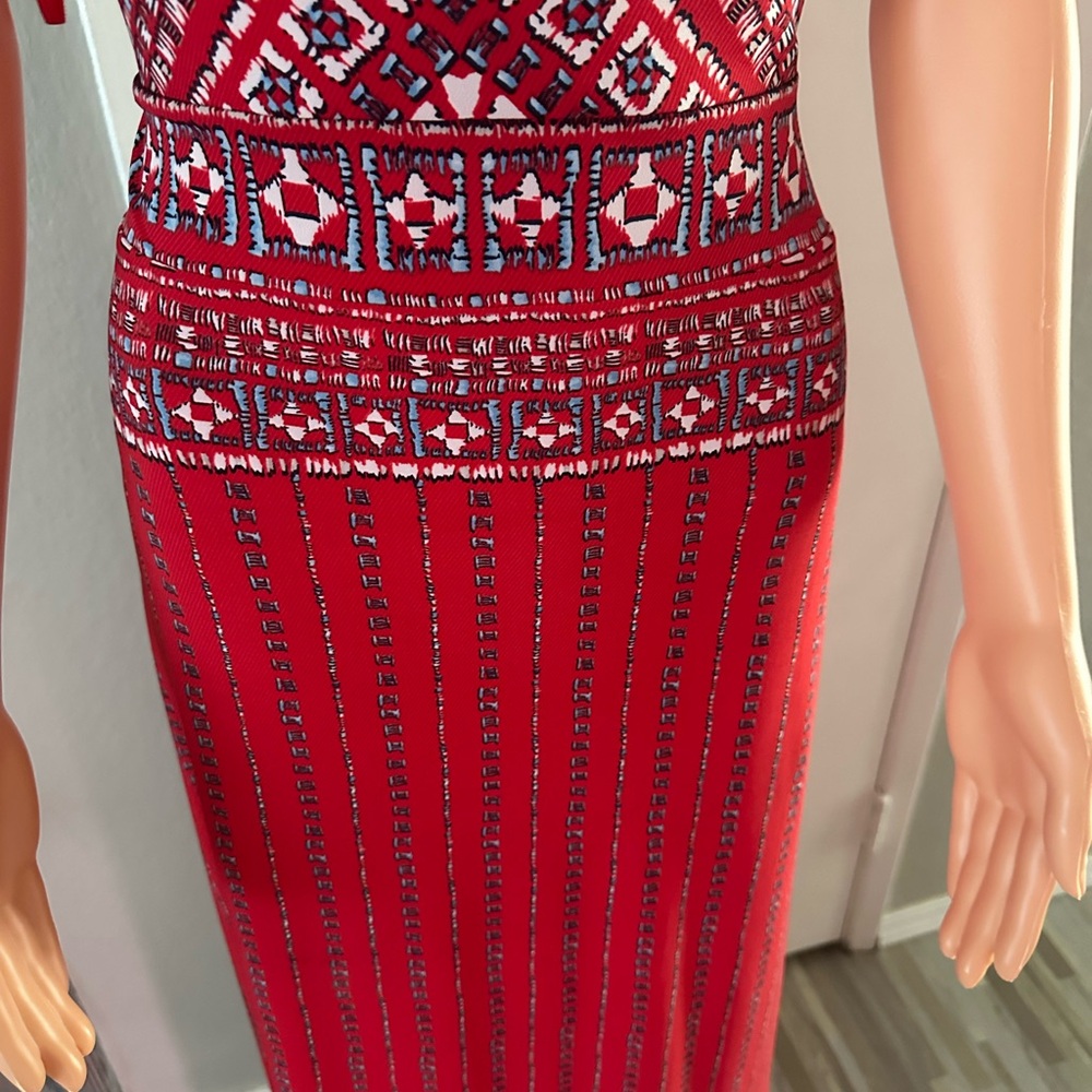 BCBGMAXARIZA Lienna Print Maxi Dress xs - Picture 5 of 11